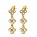 Elara White Earrings