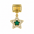 Green Star Charm