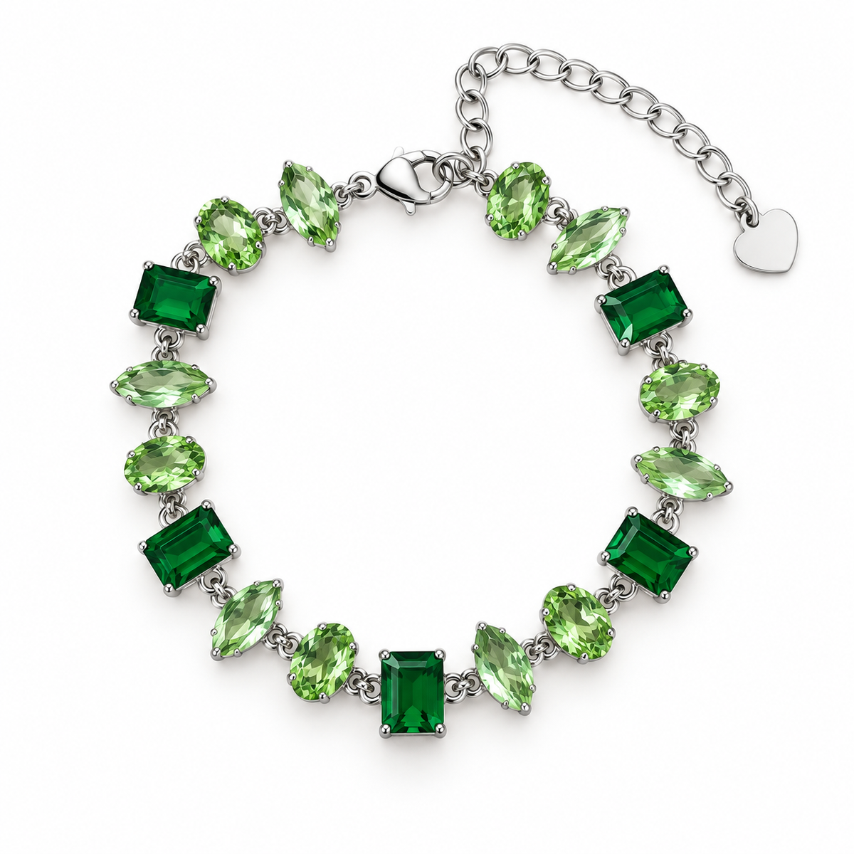 Green Diamond Bracelet