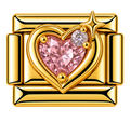 Pink Heart Luxe Charm