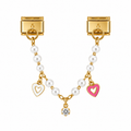Chain parel Heart Charm