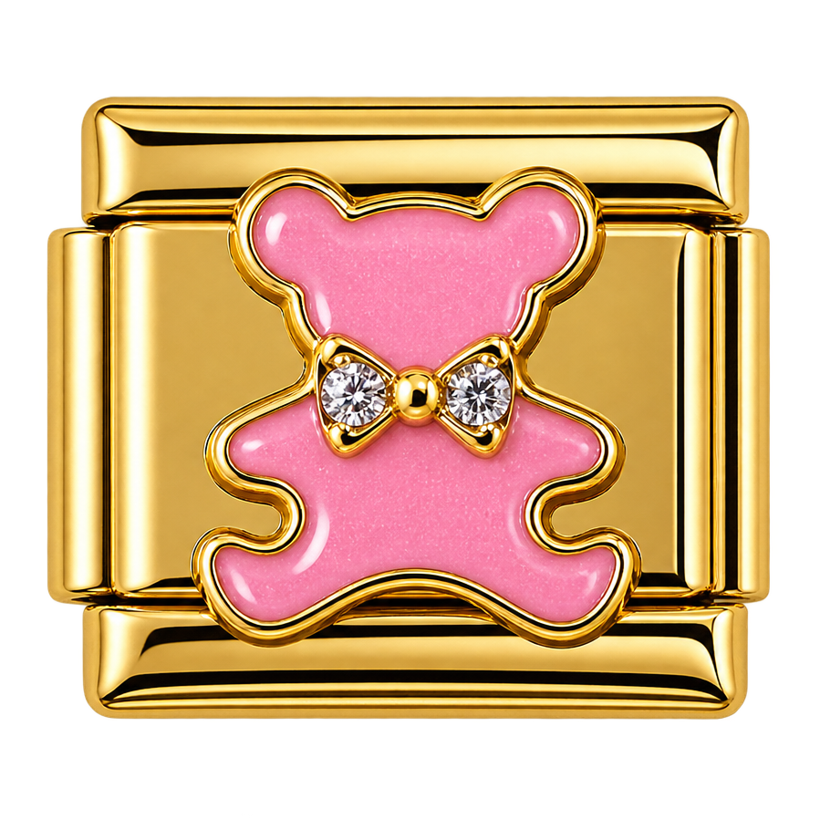 Pink Teddy Charm