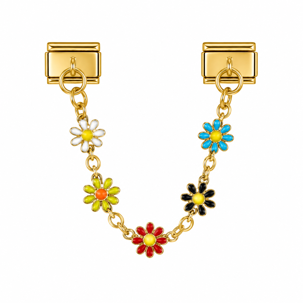 Chain Flower Charm