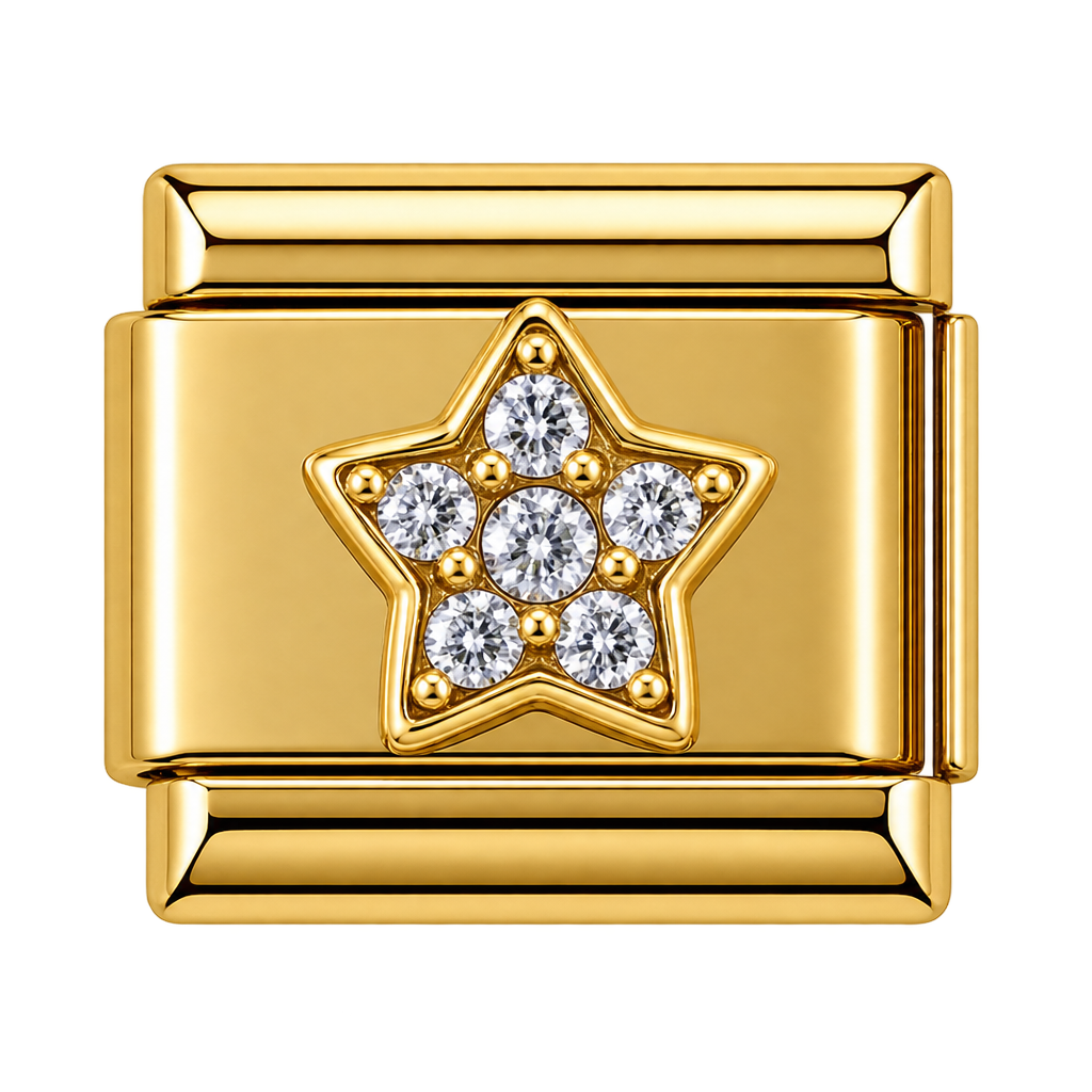 Crystal Star Charm