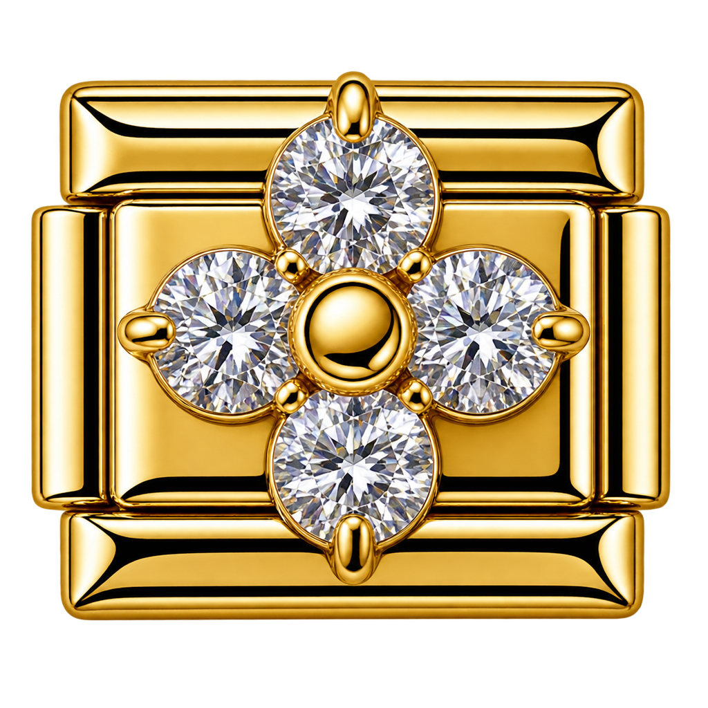 Dia Bloom Charm
