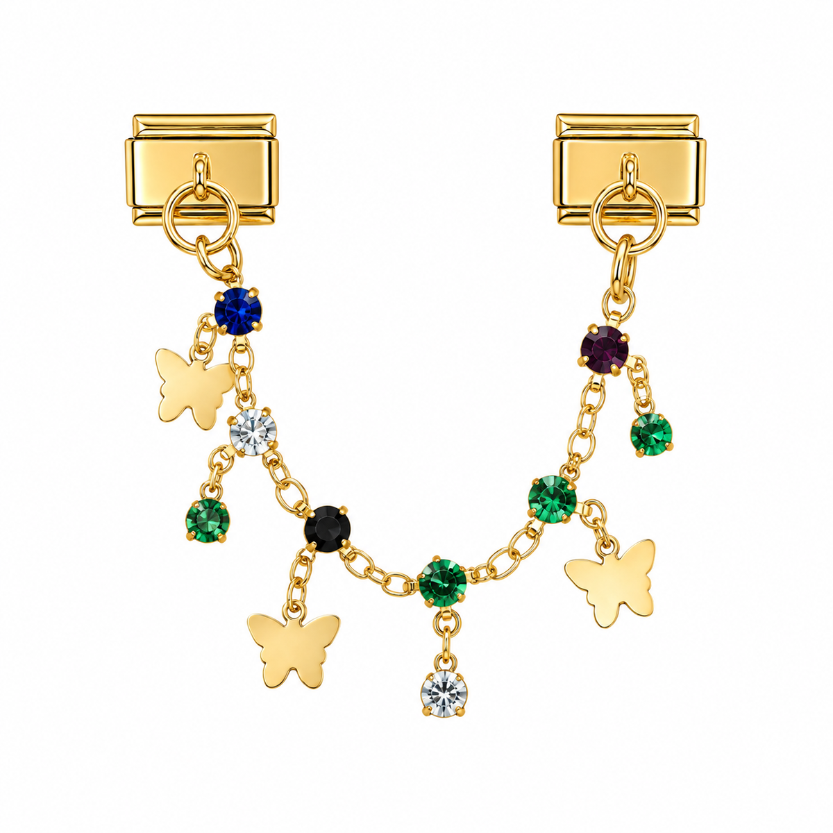Chain Diamond Color Charm