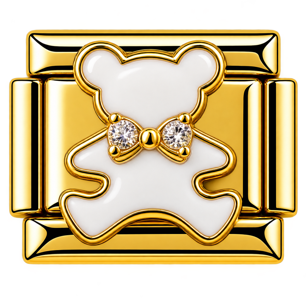 Teddy White Charm