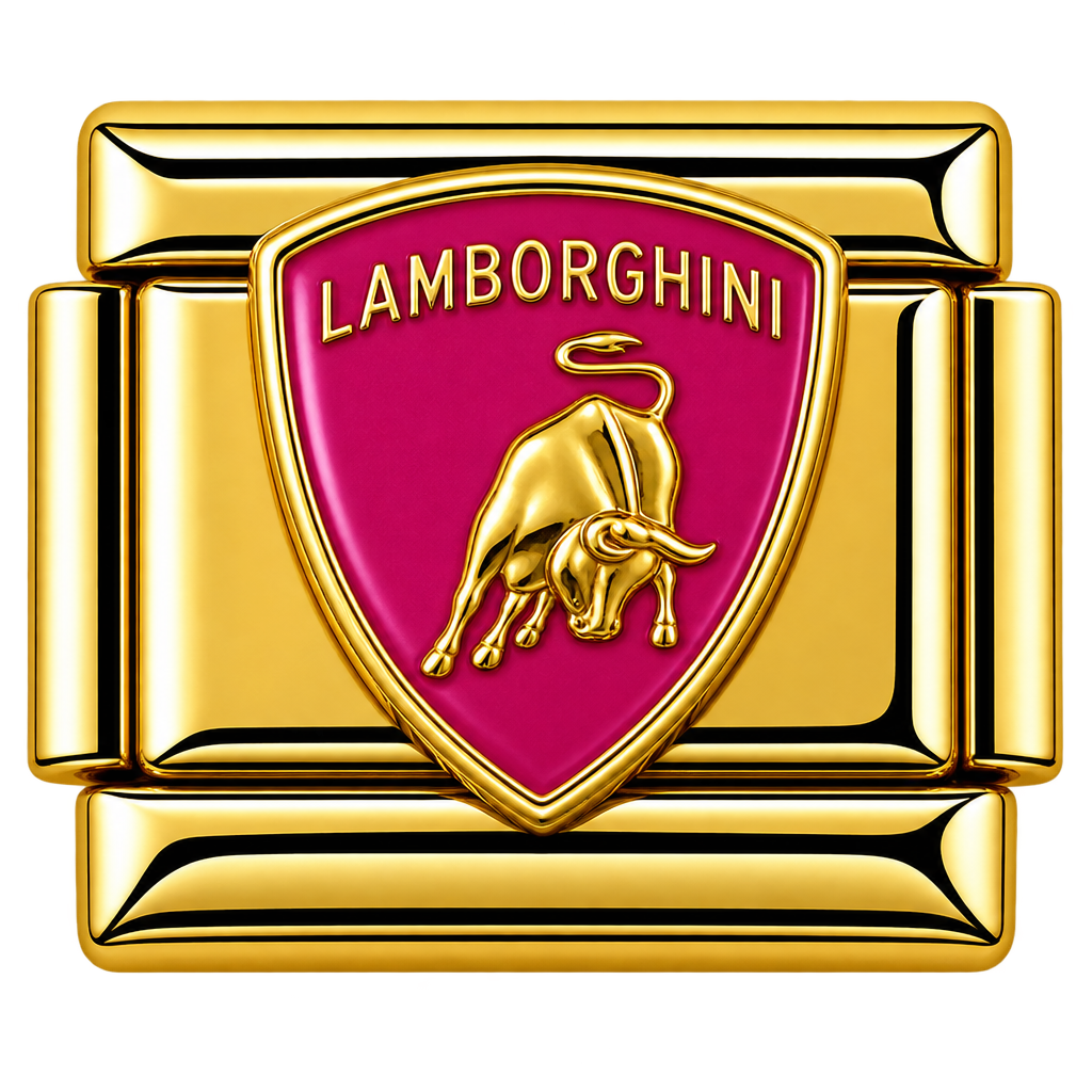 Pink Lambo Charm