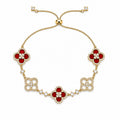 Red Bloom Bracelet