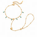 Turquoise Handchain
