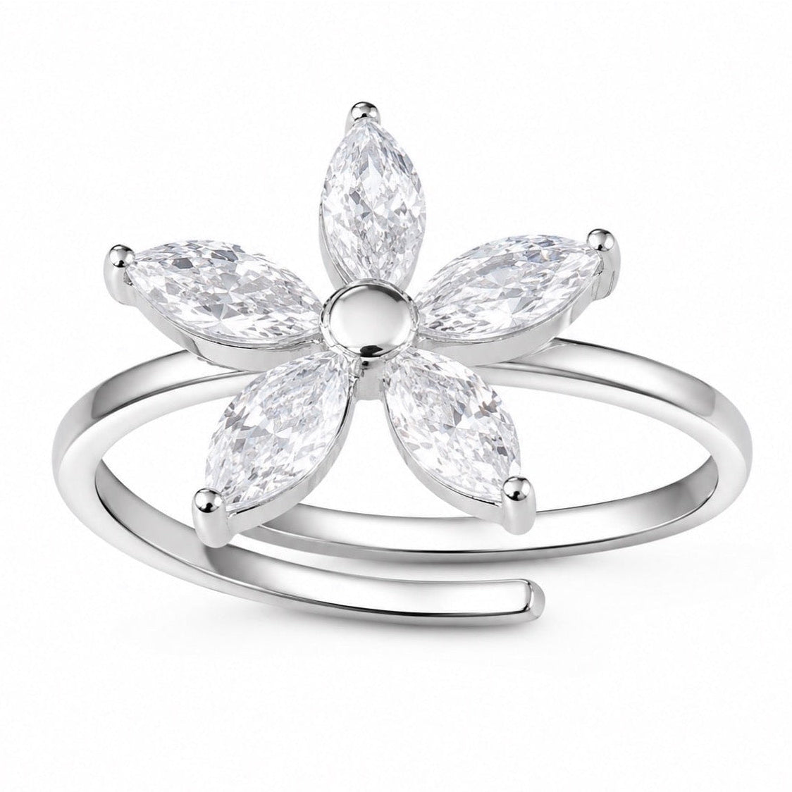 Bloom Ring Silver
