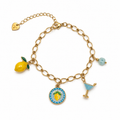 Lemon Blue Bracelet